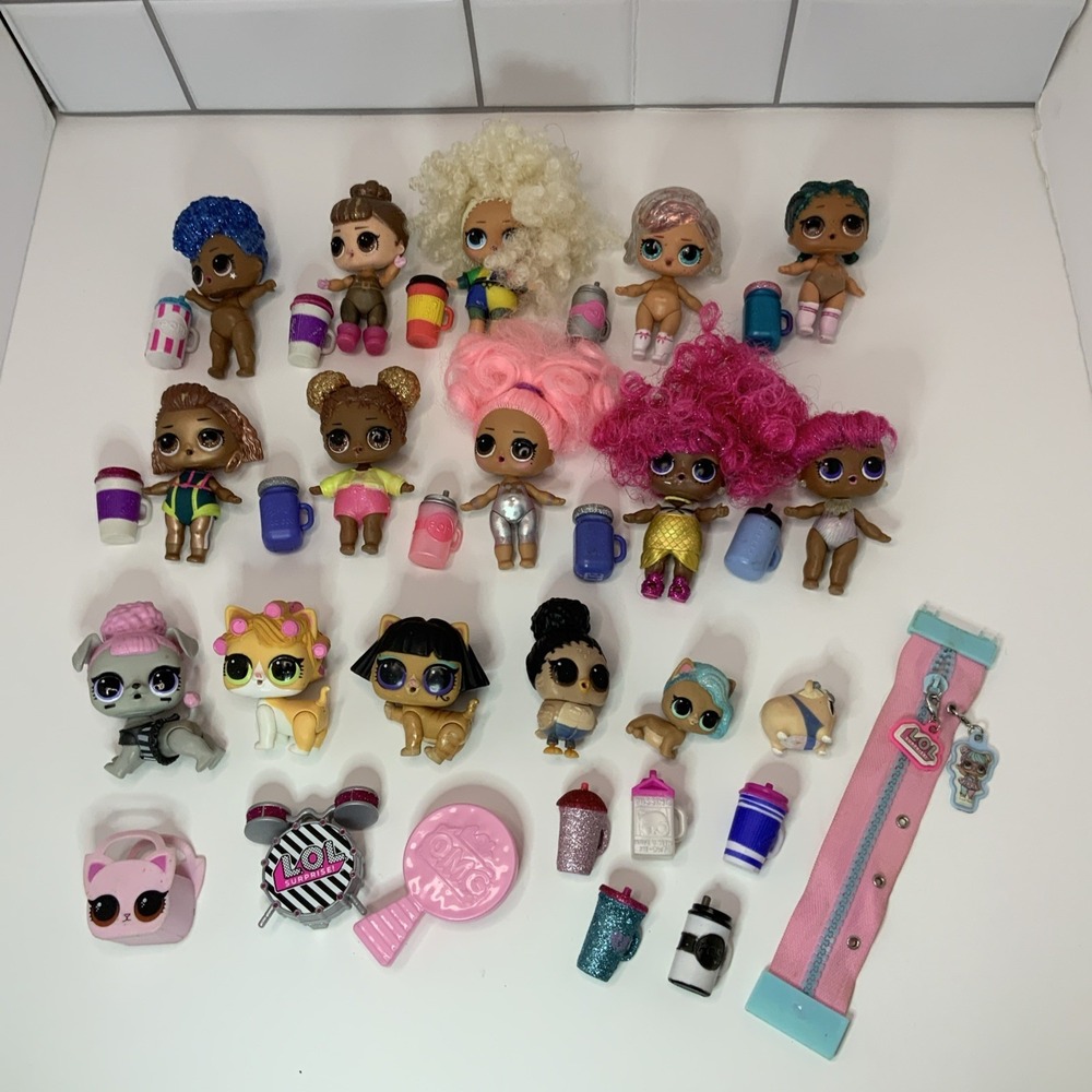 L.O.L. Surprise! 3" Dolls & Accessories Large Lot